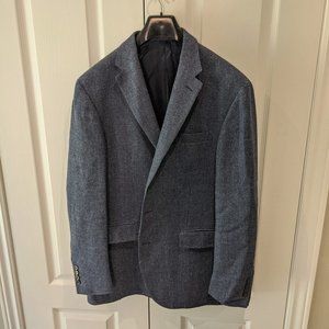 Ralph Lauren blue wool & flax blazer - 44R